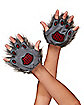 Faux Fur Wolf Gloves