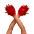 Faux Fur Fox Gloves at Spirit Halloween