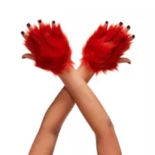Faux Fur Fox Gloves at Spirit Halloween