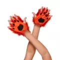 Faux Fur Fox Gloves at Spirit Halloween