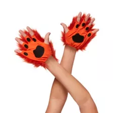 Faux Fur Fox Gloves at Spirit Halloween