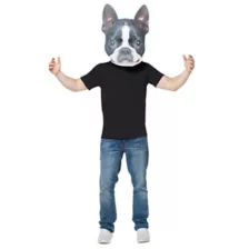Big Head Foam Dog Half Mask at Spencer's