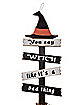 You Say Witch Broom Sign Stake - Decorations