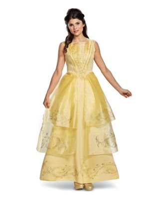 Adult Belle Costume Deluxe Beauty And The Beast Movie Spirithalloween Com