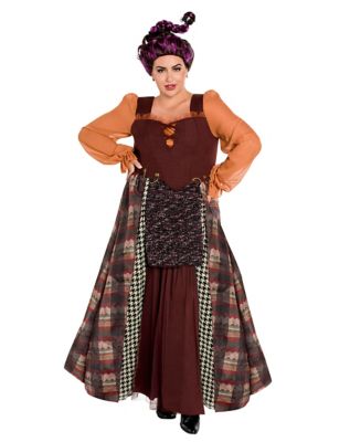 Adult Mary Sanderson Plus Size Costume - Hocus Pocus - Spirithalloween.com