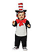 Baby Hooded Cat in the Hat One Piece Costume - Dr. Seuss