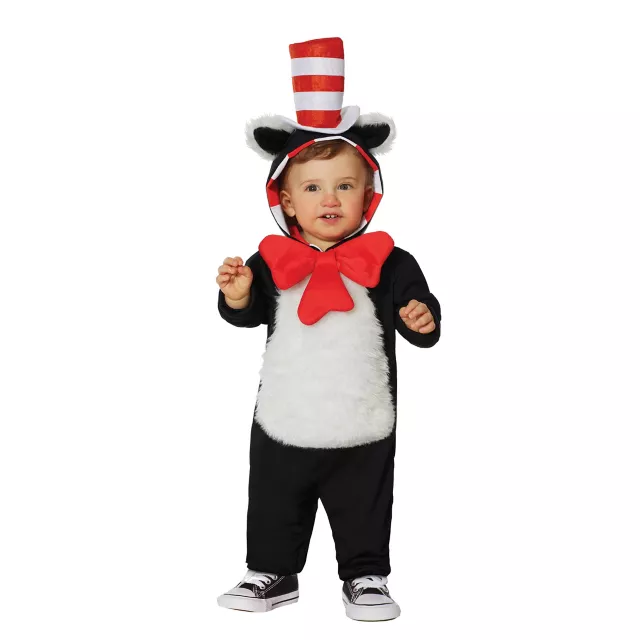 Infant cat in the hat costume hotsell