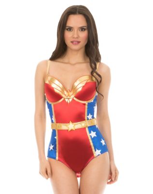 Wonder Woman Onesie Adult Costume