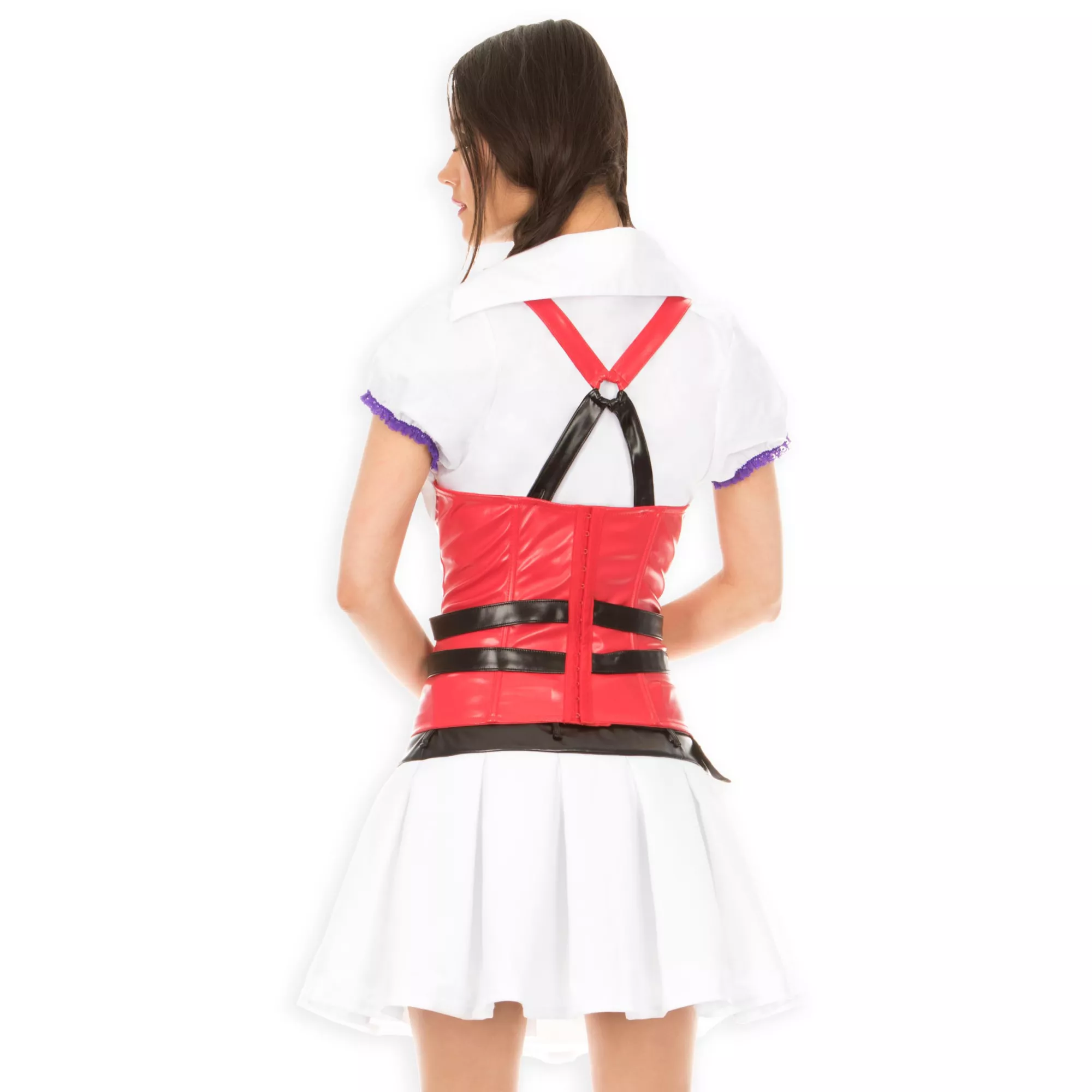 Adult Harley Quinn Nurse Corset - DC Comics at Spencer's