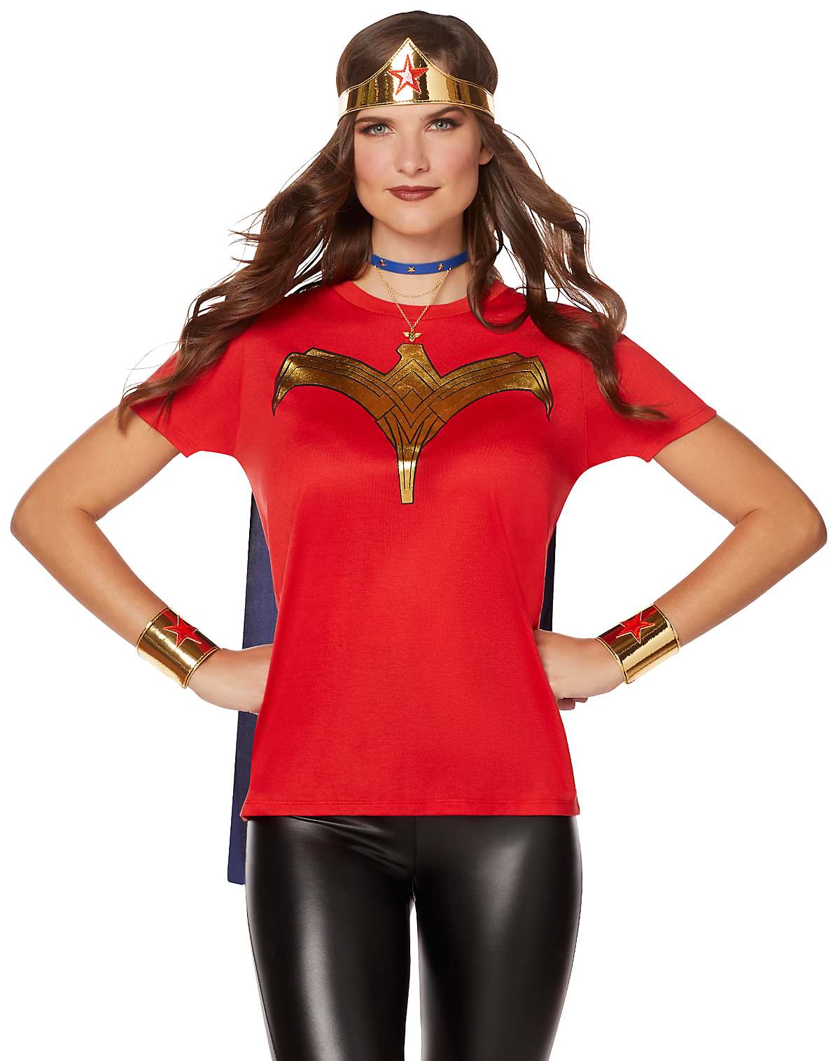 Caped Wonder Woman T Shirt - DC Comics