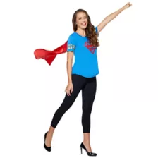 Caped Supergirl T Shirt - DC Comics at Spencer's