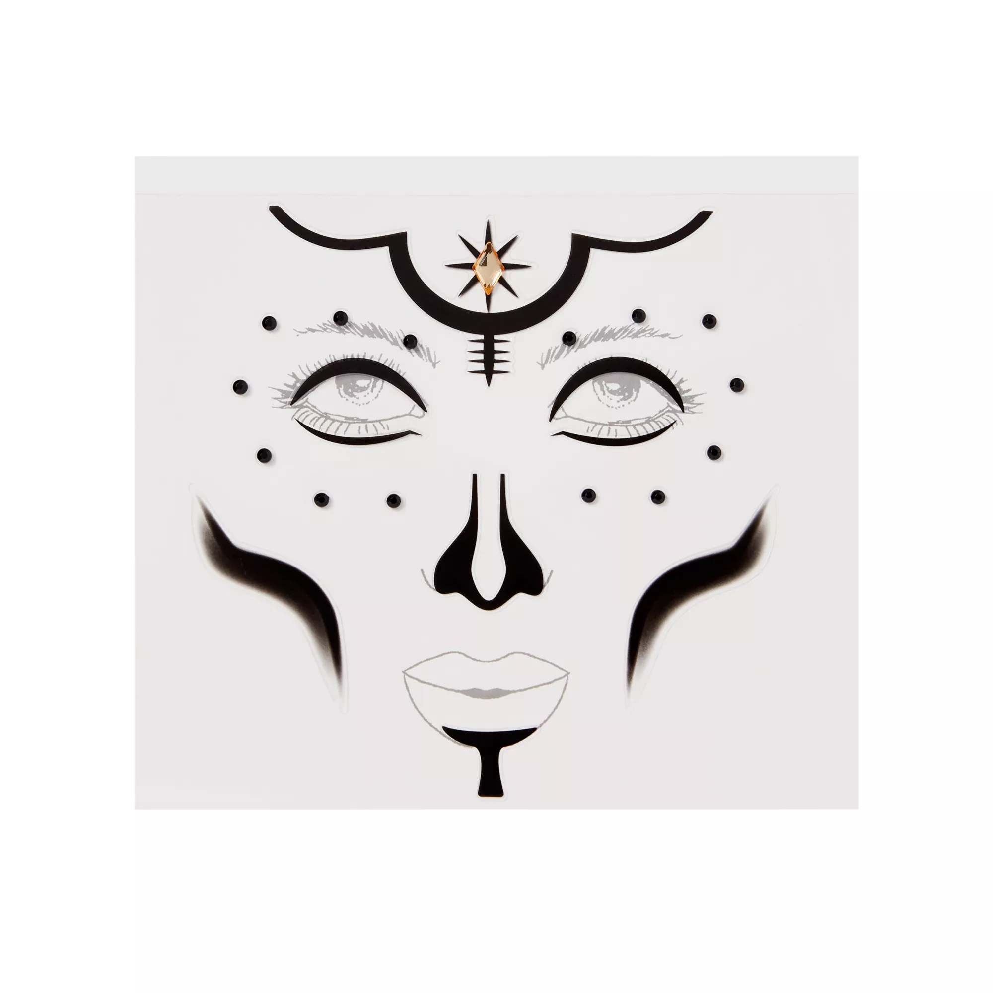Witch Doctor Face Decal at Spirit Halloween
