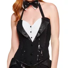 Adult Tuxedo Corset Costume at Spirit Halloween