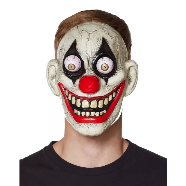 Googly Eye Clown Half Mask at Spencer's