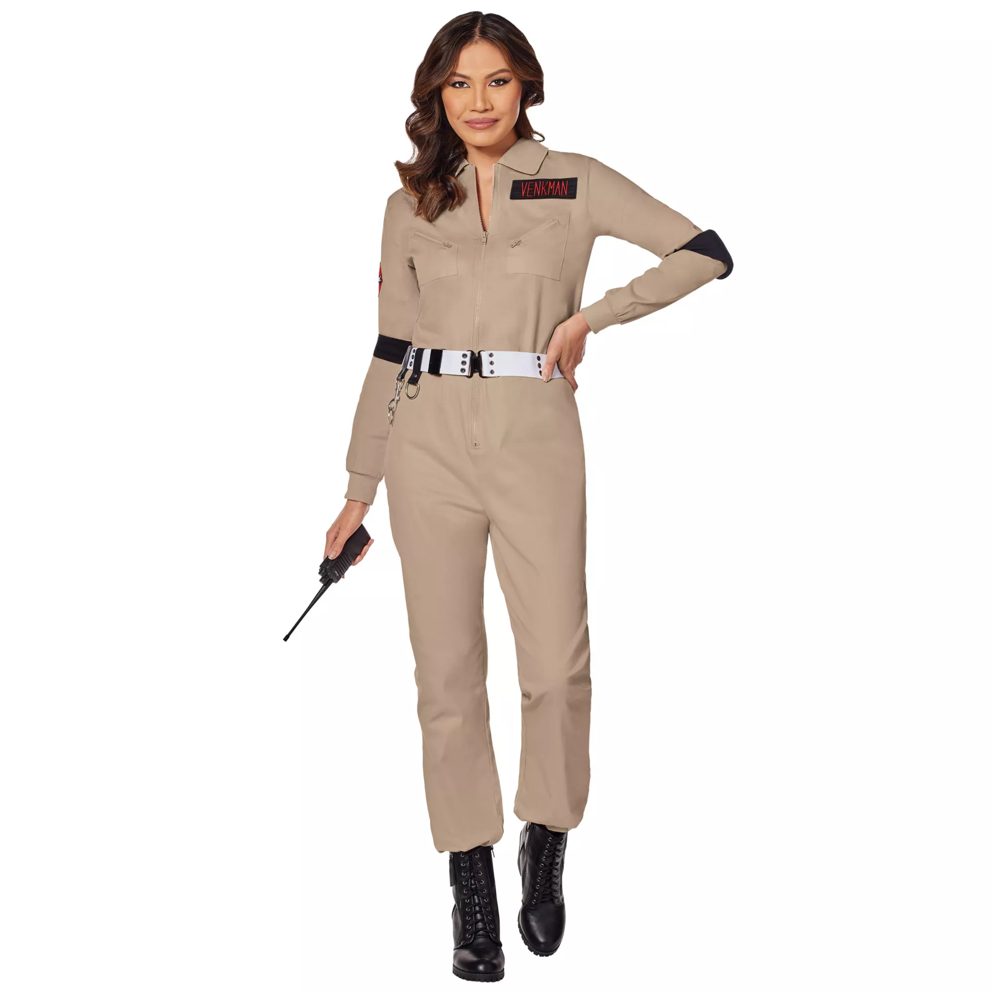 Adult Womens Ghostbusters One Piece Costume - Ghostbusters Classic at Spirit Halloween