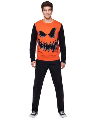 Adult Jack O Lantern Sweater Spirithalloween