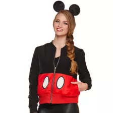 Mickey & Minnie Mouse Reversible Bomber Jacket - Disney at Spirit Halloween