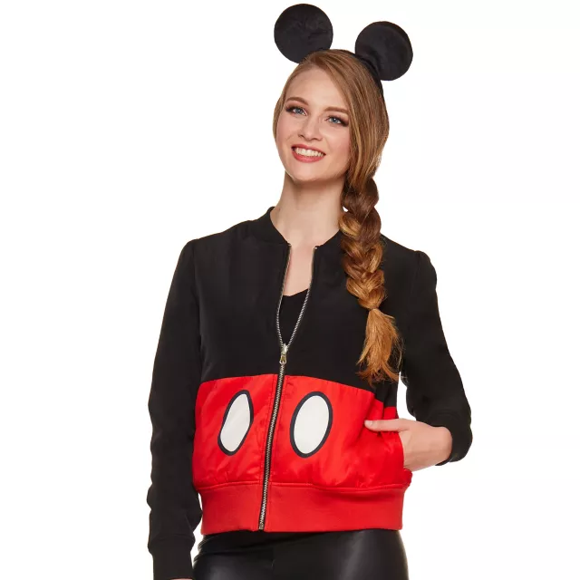 Mickey & Minnie Mouse Reversible Bomber Jacket - Disney at Spirit Halloween