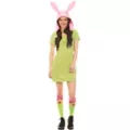 Adult Hooded Louise Costume - Bob's Burgers at Spencer's