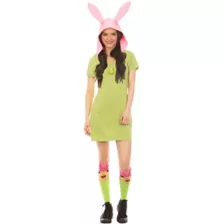 Adult Hooded Louise Costume - Bob's Burgers at Spencer's