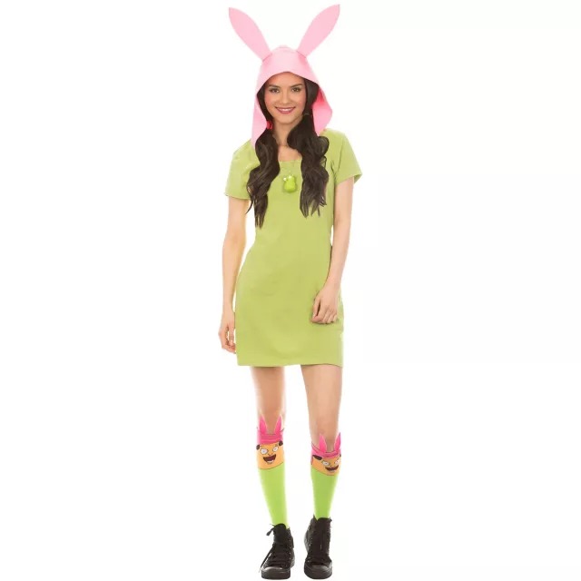 Adult Hooded Louise Costume - Bob's Burgers at Spencer's