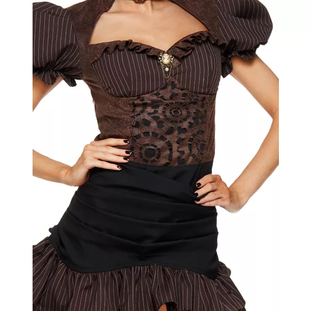 Adult Burn Out Steampunk Dress Costume at Spirit Halloween