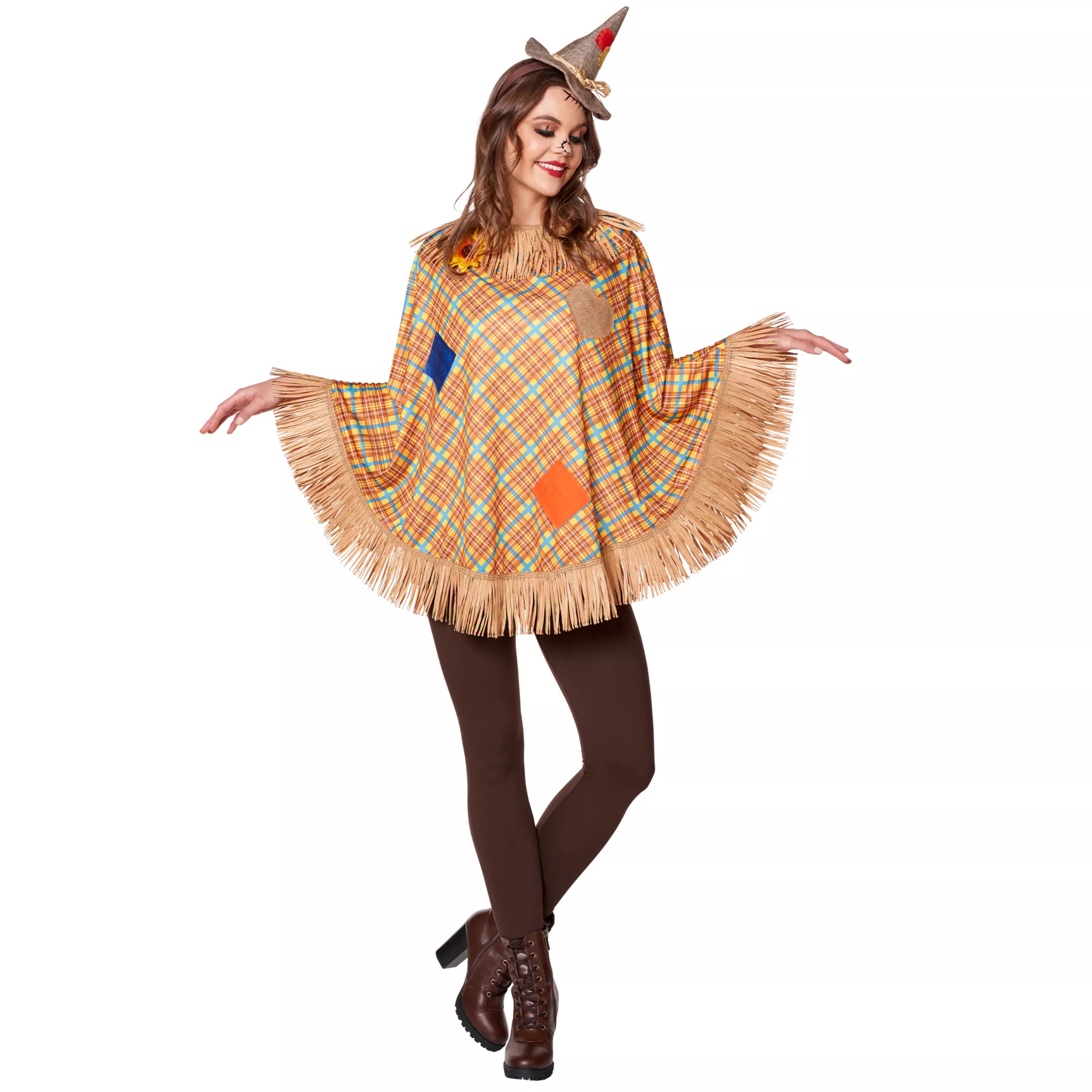Adult Scarecrow Poncho at Spirit Halloween