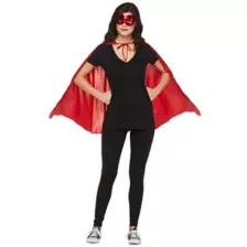 Red Metallic Cape at Spirit Halloween