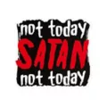 Not Today Satan Magnet at Spirit Halloween
