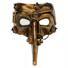 Steampunk Plague Doctor Half Mask at Spirit Halloween