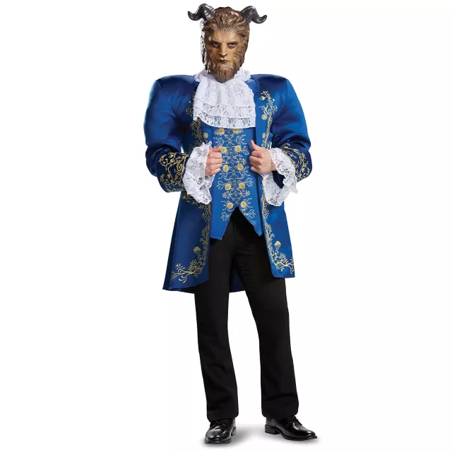 Disney Halloween Beauty and The Beast Mask Mouth cheapest movers Deluxe Costume Mens XXL