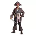 Adult Jack Sparrow Costume Deluxe - Pirates of the Caribbean at Spirit Halloween