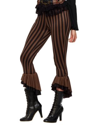 Steampunk shop striped pants