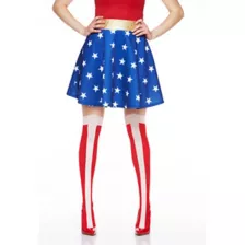 Wonder Woman Thigh-High Socks - DC Comics at Spirit Halloween
