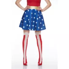 Wonder Woman Thigh-High Socks - DC Comics at Spirit Halloween
