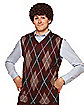 Dale Sweater Vest and Wig - Step Brothers