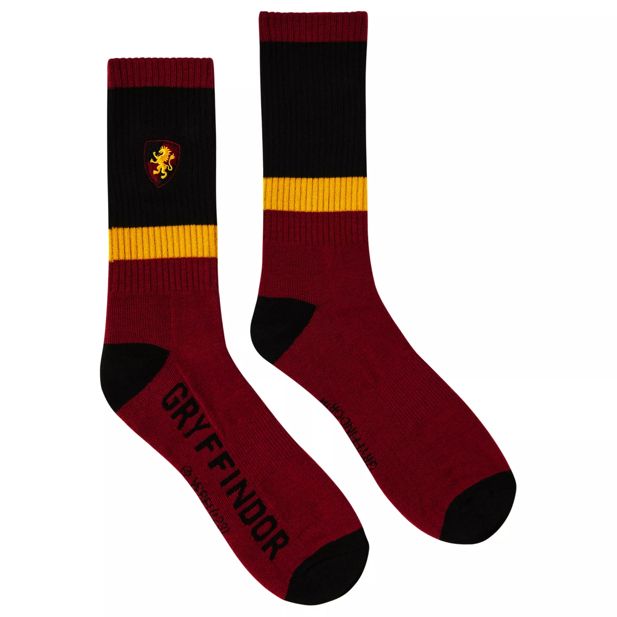Gryffindor Embroidered Crew Socks - Harry Potter at Spirit Halloween