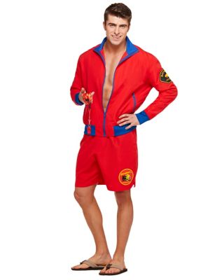 Baywatch Halloween Costume
 Adult Men s Baywatch Costume Baywatch Spirithalloween