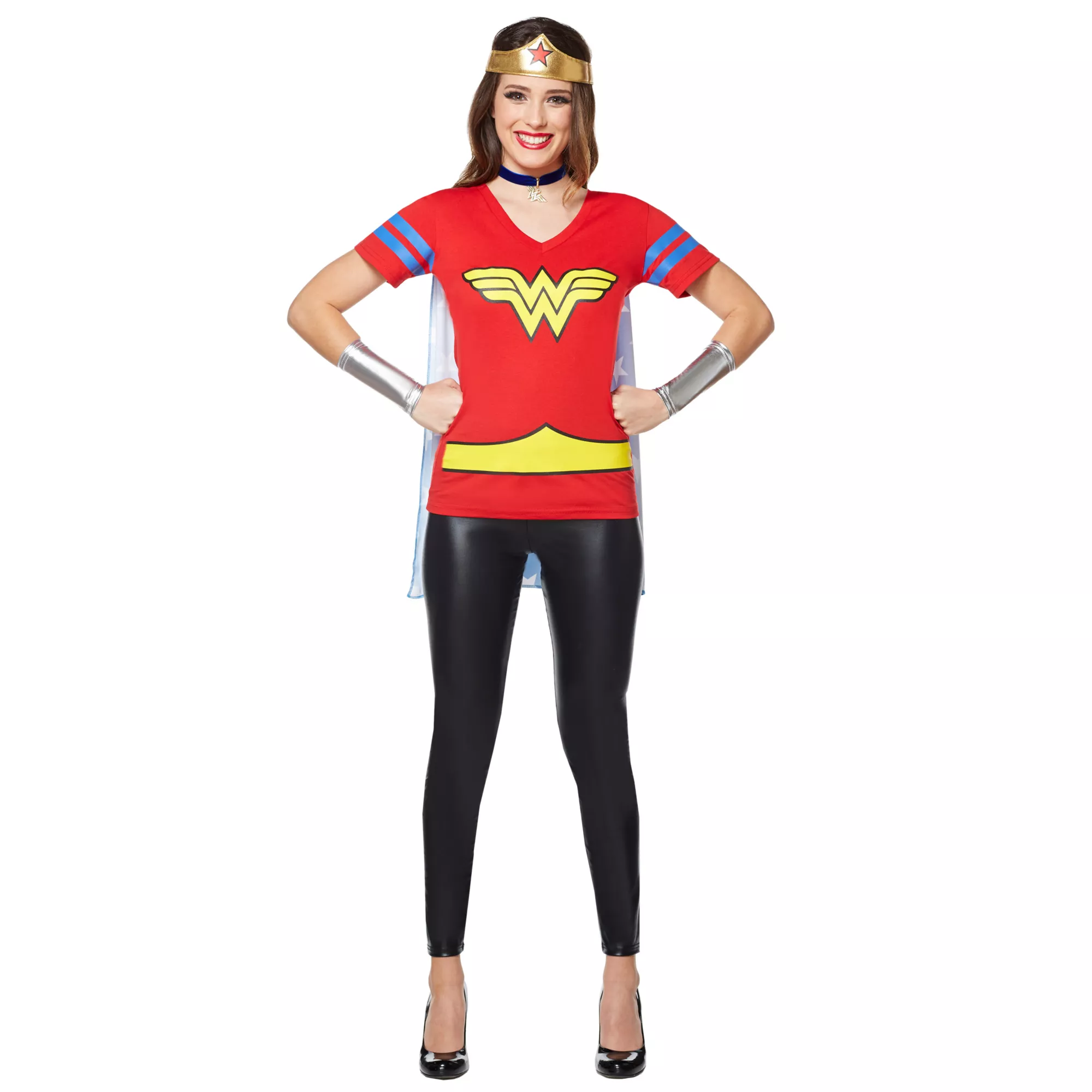 Wonder Woman Cape T Shirt - DC Comics at Spirit Halloween