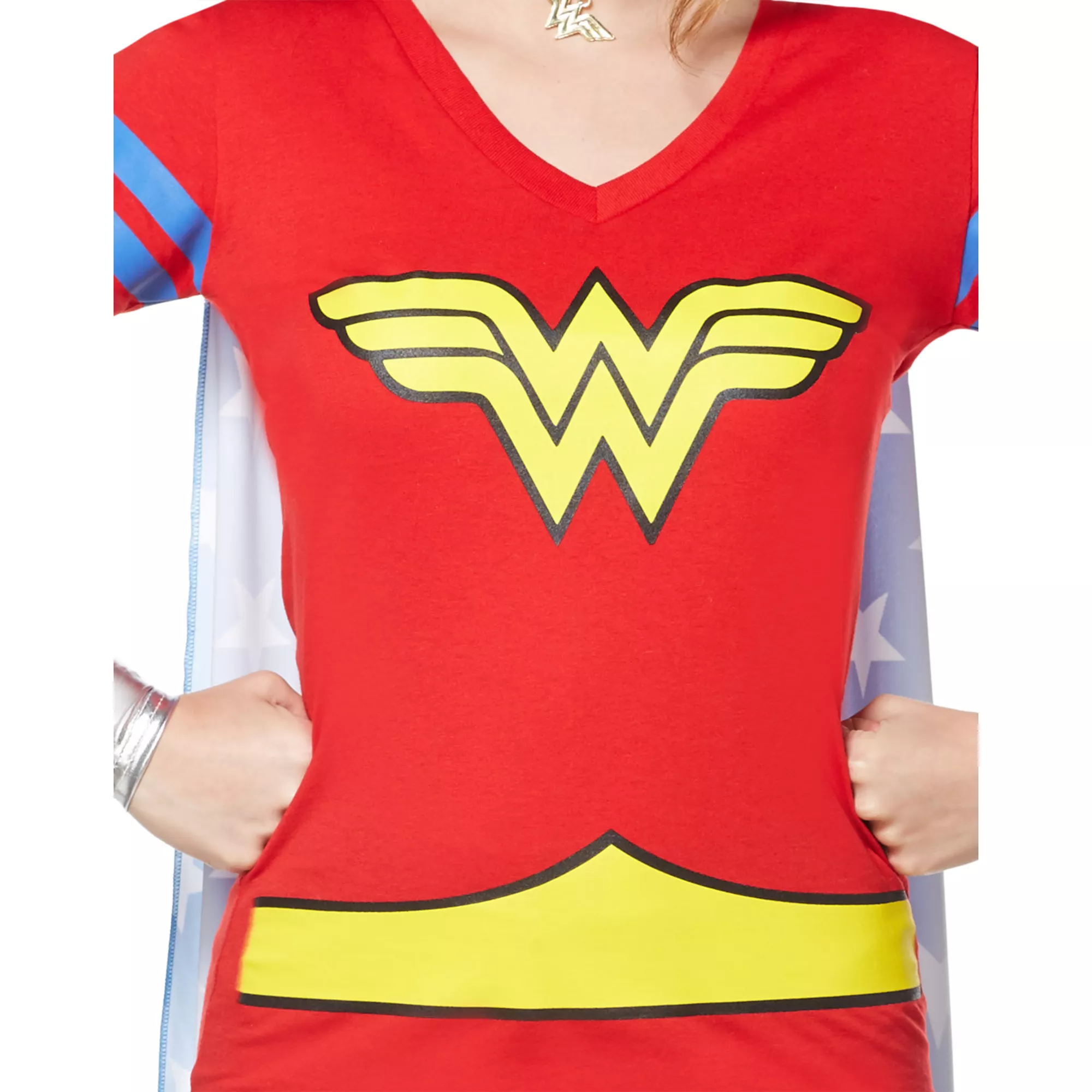 Wonder Woman Cape T Shirt - DC Comics at Spirit Halloween
