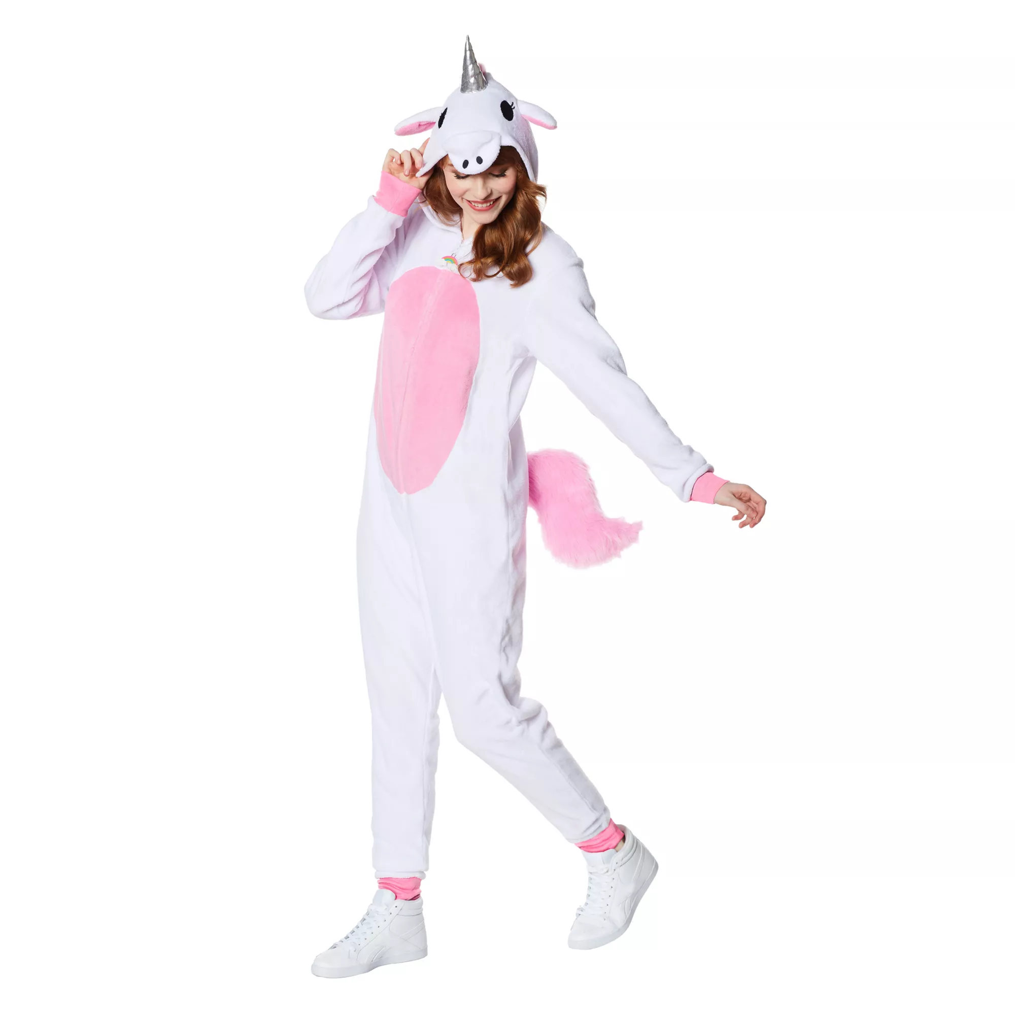 Adult Unicorn Jumpsuit Costume at Spirit Halloween