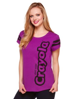 purple crayola shirt