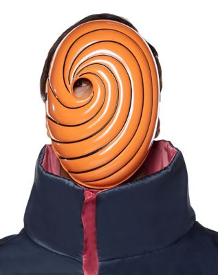 Naruto Akatsuki Tobi Uchiha Obito Madara Costume Helmet Mask Halloween ZG9