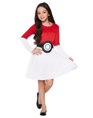 Kids Pokeball Dress - Pokemon - Spirithalloween.com
