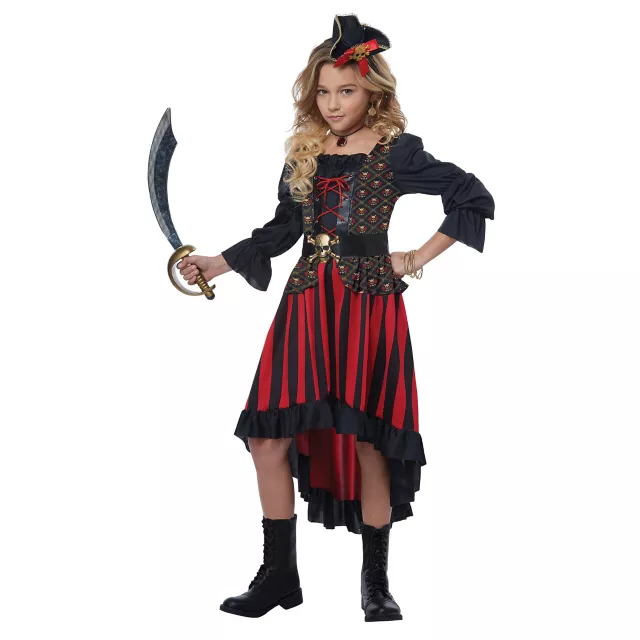 Kids Buccaneer Beauty Costume - Spirithalloween.com