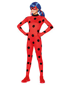 Girls Deluxe Miraculous Ladybug Superhero Fancy Dress Kids Ladybug Costume