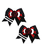 Red and Black Hair Bow