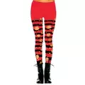Girls Black and Red Shredded Tights at Spirit Halloween