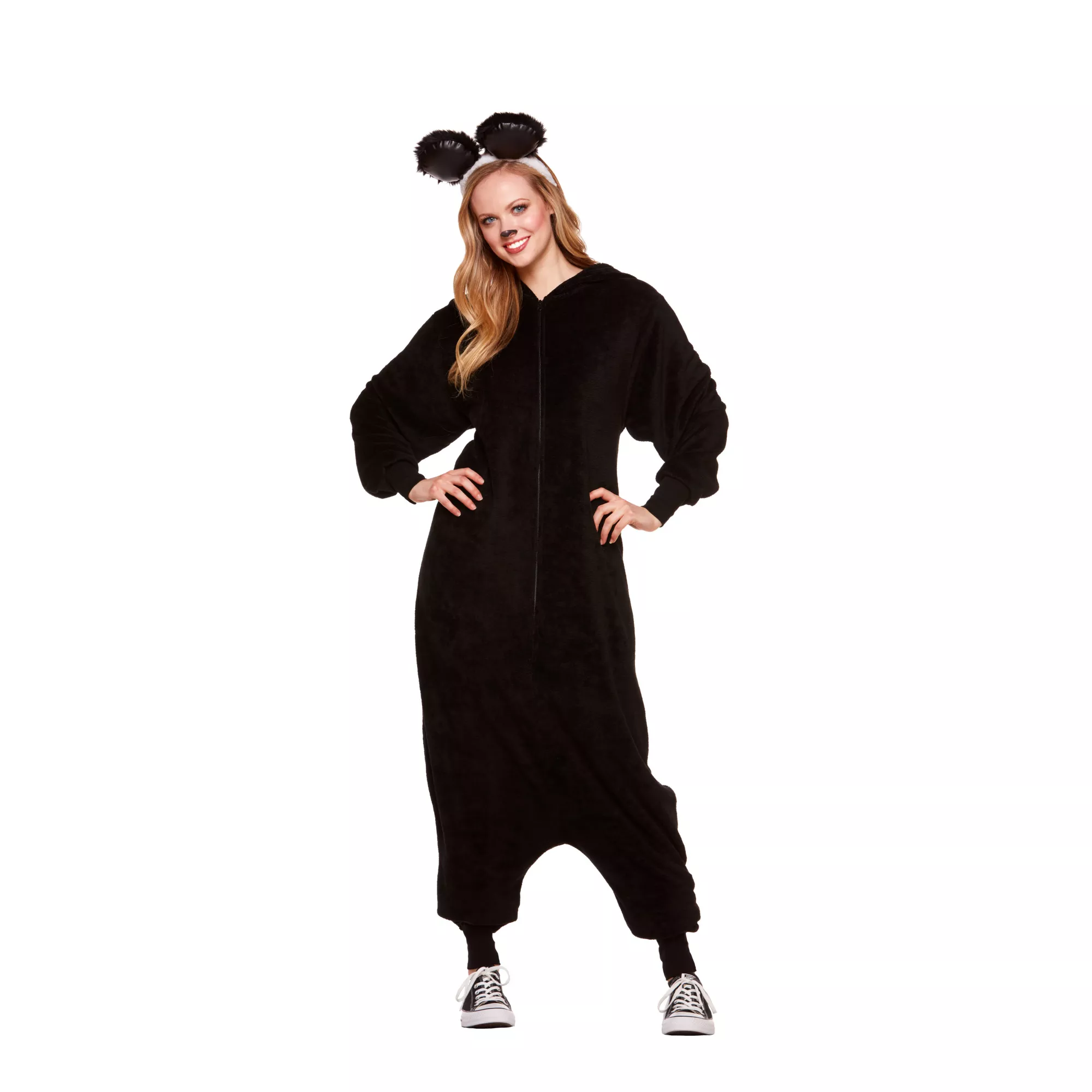Adult Black Pajama Costume at Spencer's