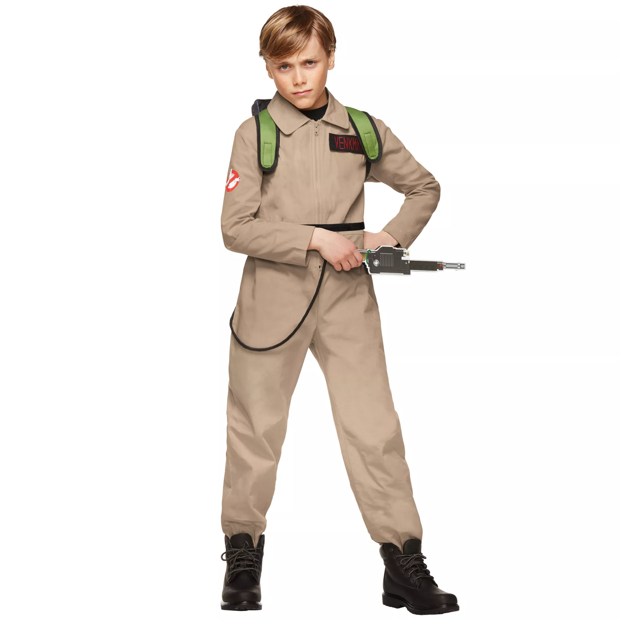 Kids Ghostbusters Boys One Piece Costume with Proton Pack - Ghostbusters Classic at Spirit Halloween